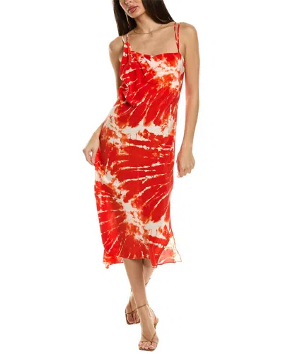 Equipment Silvana Silk Slip Dress In Red