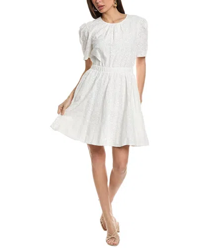 Jason Wu Eyelet-detail Cotton Dress In White