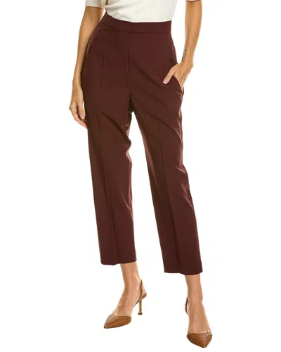 Brunello Cucinelli Wool-blend Pant In Red
