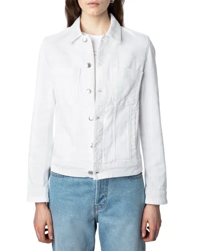 Zadig & Voltaire Kiomy Jacket In White