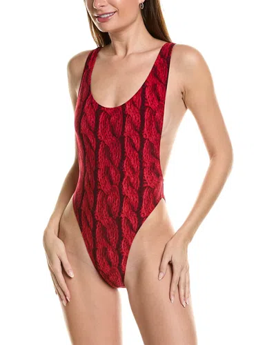 Norma Kamali Marissa One-piece In Red