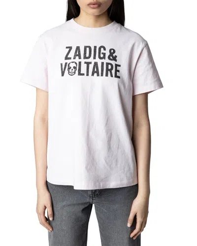 Zadig & Voltaire Omma T-shirt In Pink