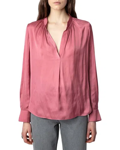 Zadig & Voltaire Tink Blouse In Red