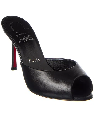 Christian Louboutin Me Dolly 85 Leather Sandal In Black