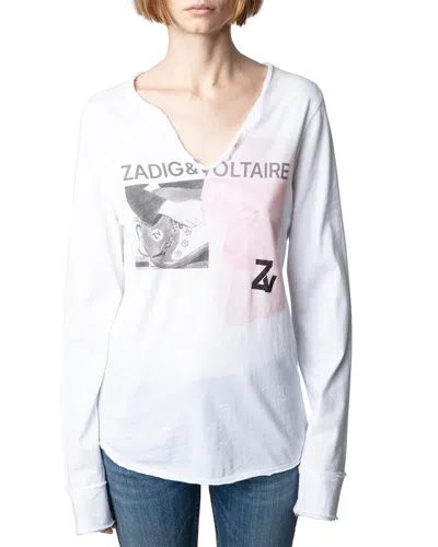 Zadig & Voltaire Tunisien T-shirt In White