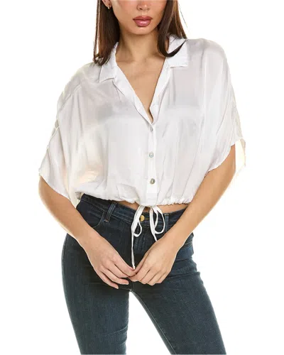 Bella Dahl Flowy Shirt In White