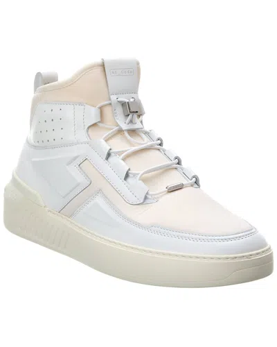 Tod's X No_code Leather High-top Sneaker In White