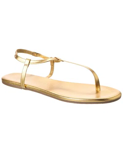 Tkees Mariana Leather Sandal In Gold