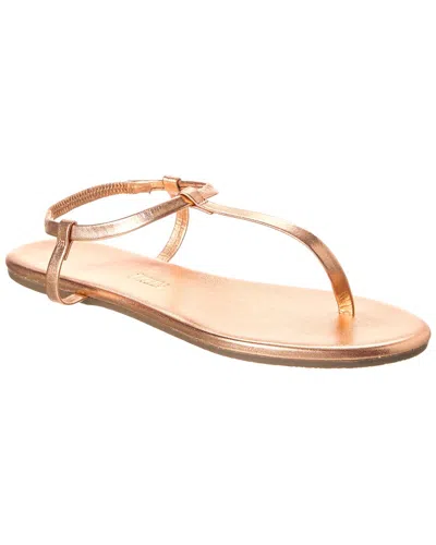 Tkees Mariana Leather Sandal In Gold