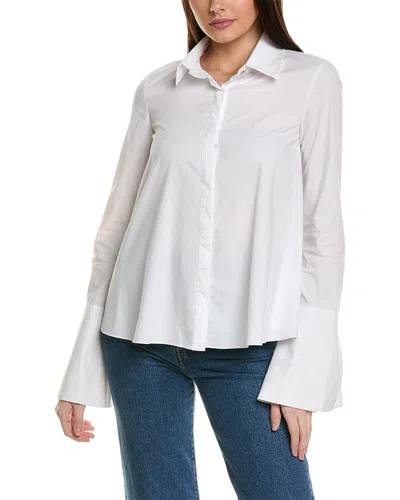 Caroline Constas Verena Top In White