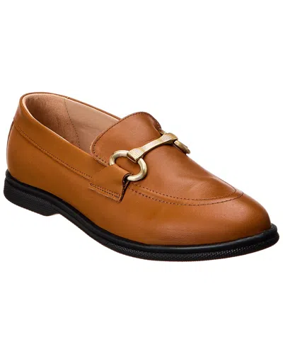 M By Bruno Magli Nerano Leather Loafer In Brown