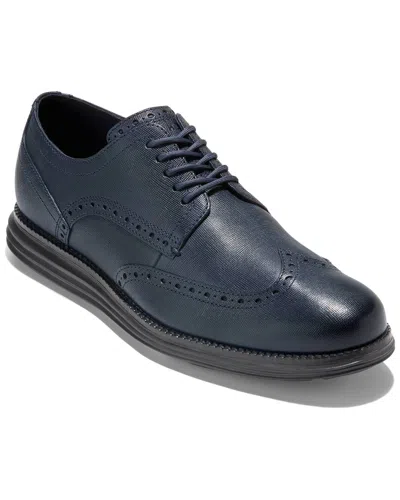 Cole Haan Original Grand Leather Oxford In Blue