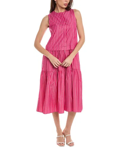 Max Mara Megaton Midi Dress In Pink