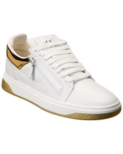 Giuseppe Zanotti Gz/94 Leather Sneaker In White