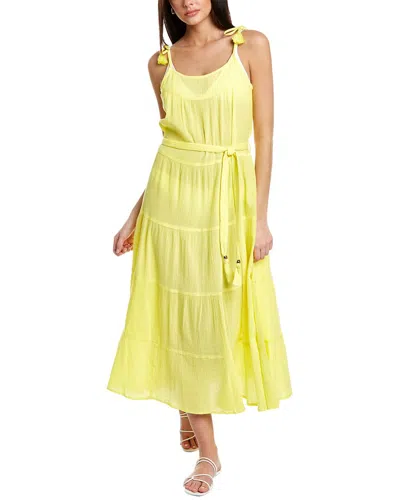 Melissa Odabash Fru Sleeveless Maxi Dress In Yellow