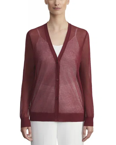 Lafayette 148 New York V-neck Button Front Cardigan
