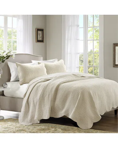 Madison Park Tuscany Coverlet Sets In Seafoam