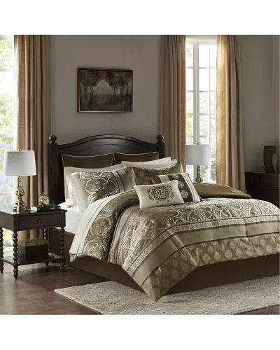 Madison Park Zara Jacquard Comforter Set In Neutral