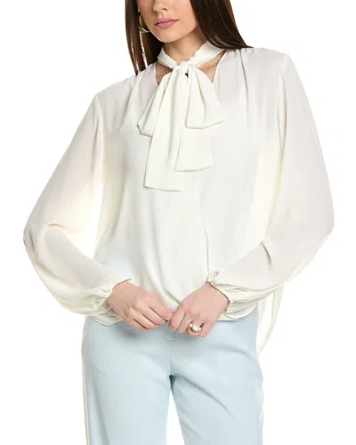 Bcbgmaxazria Woven Blouse In White