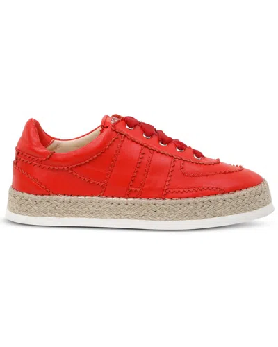 Agl Attilio Giusti Leombruni Agl Leda Leather Sneaker In Orange