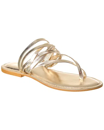 Seychelles Reezie Leather Sandal In Gold