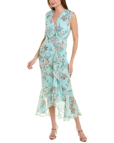 Maison Tara Loreal Maxi Dress In Green