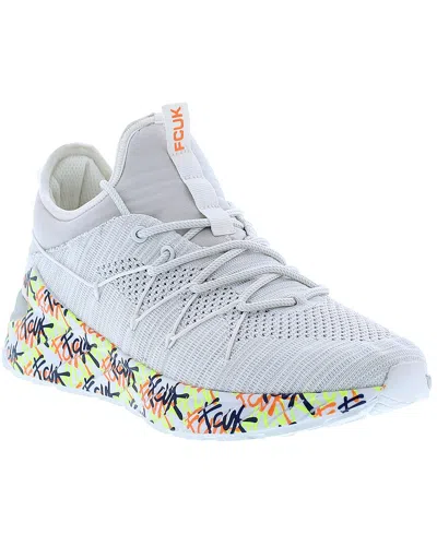 French Connection Graffiti Sneaker In White