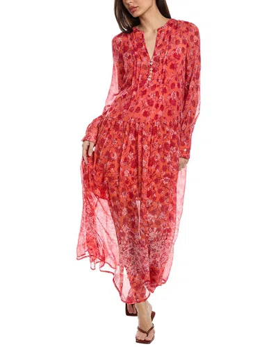 Free People See It Through Maxi Dress In Pink