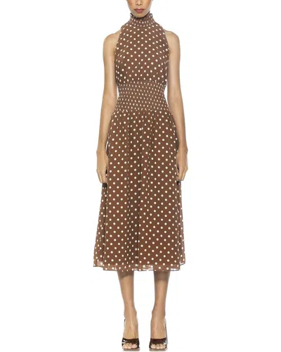 Alexia Admor Landry A-line Dress In Brown