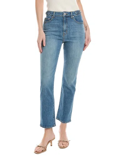 Derek Lam 10 Crosby Faye High Rise Tailored Jeans In Sutton Vintage In Blue