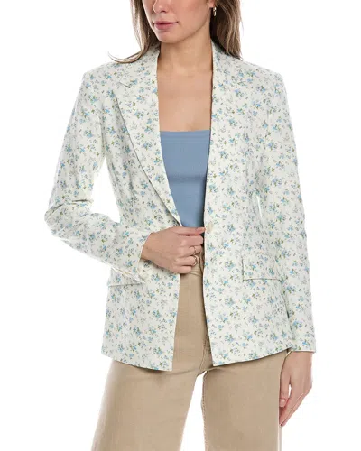 Derek Lam 10 Crosby Irina Linen-blend Jacket In White