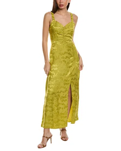 Favorite Daughter The Strappy Vineyard Maxi Dress In Green