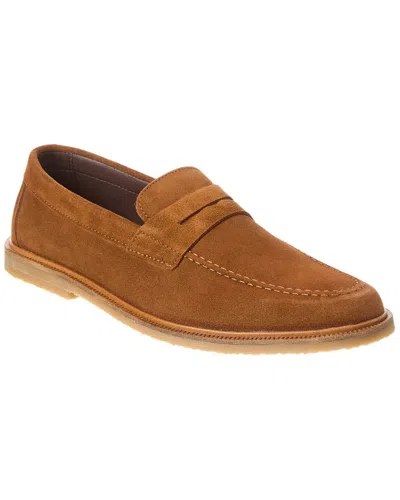 M By Bruno Magli Carmelo Suede Loafer In Brown