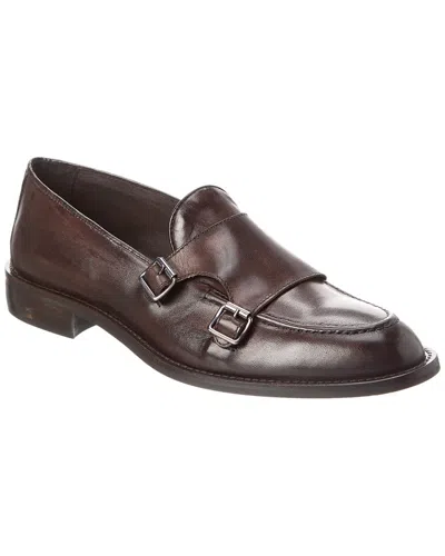 M By Bruno Magli Blake Leather Loafer In Brown