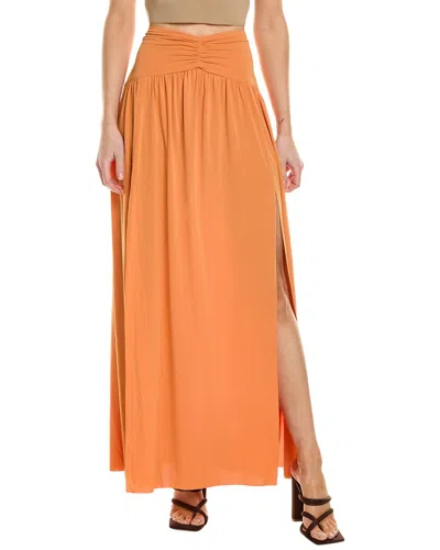 Bec & Bridge Myla Maxi Skirt In Orange