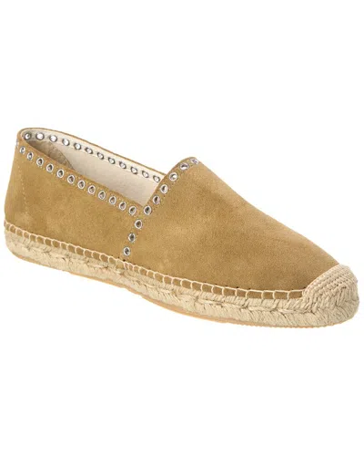 Isabel Marant Canae Suede Espadrille In Brown