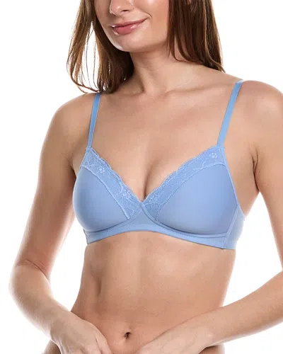Hanro Spacer Soft Cup Bra In Blue