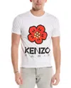 Kenzo Poppy Printed T-shirt In White