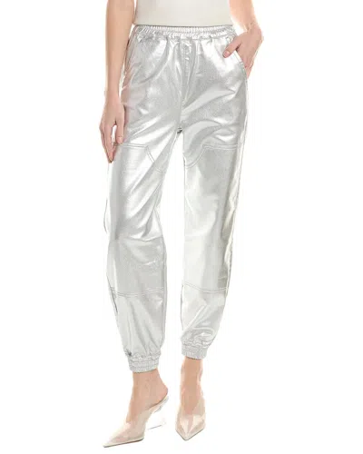 Allsaints Yara Coated Jogger In Metallic