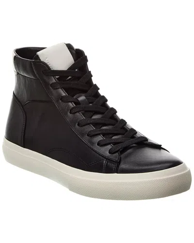 Vince Fitzroy-b Leather Sneaker In Black