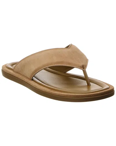 Vince Darcy Suede Flip Flop In Brown