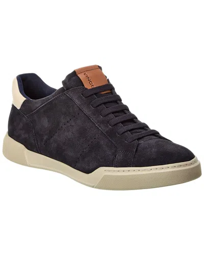 Vince Mercer-b Suede Sneaker In Blue