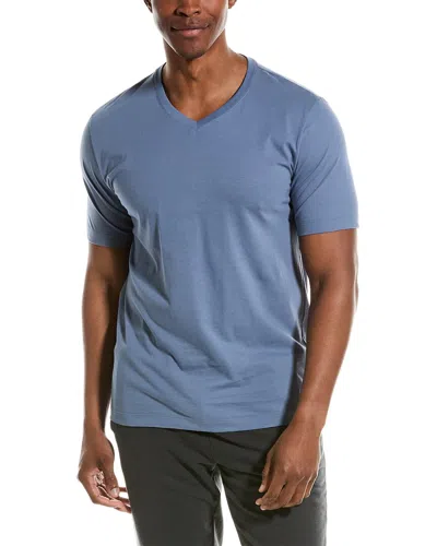 Hanro V-neck Shirt In Blue