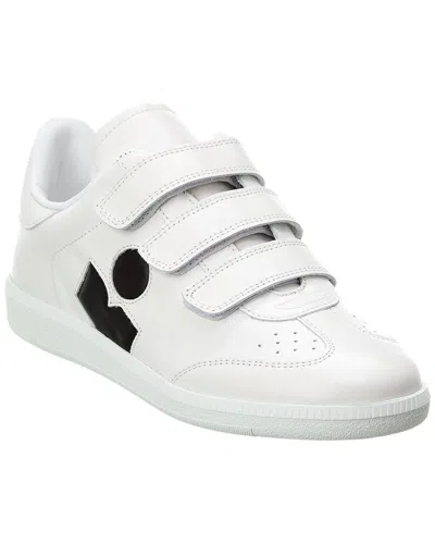 Isabel Marant Beth Leather Trainer In White