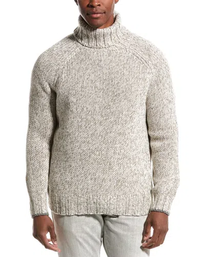 Brunello Cucinelli Wool & Cashmere-blend Sweater In Neutral