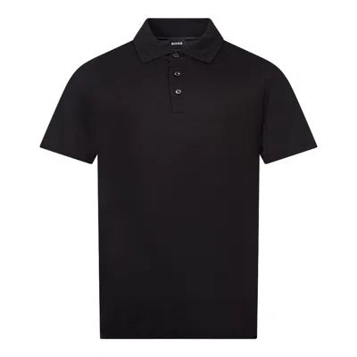 Hugo Boss Boss Press 55 Polo Shirt In Black