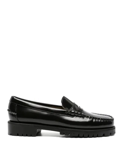 Sebago Black Leather Loafer
