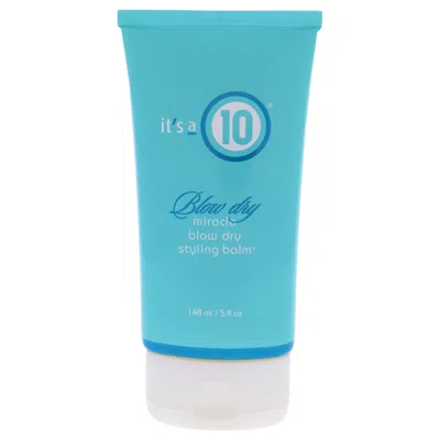 It's A 10 Miracle Blow Dry Styling Balm By Its A 10 For Unisex - 5 oz Balm In Gold