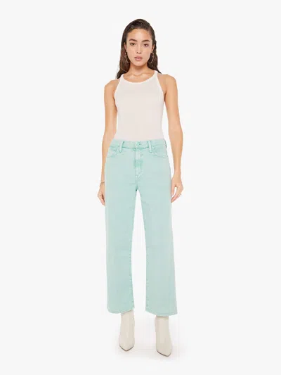 Mother The Dodger Ankle Neptune Pants In Green - Size 34