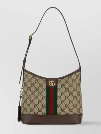 Gucci Brown Ophidia Gg Small Shoulder Bag